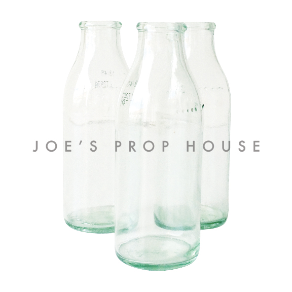 Clear Glass Milk Bottles EXTRA SMALL