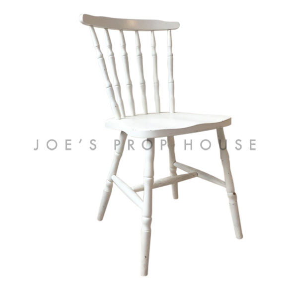 Missy Spindle Wooden Chair White
