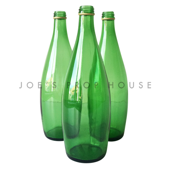 Empty Green Water Bottles