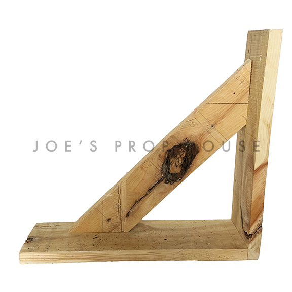 Wood L-Shape Bracket Support
