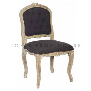 Shabby Antoinette Dining Chair Charcoal