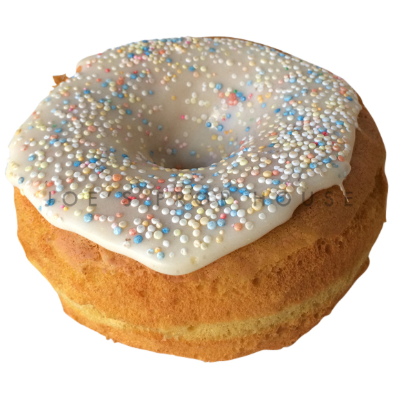Vanilla Icing Sprinkle Prop Donut