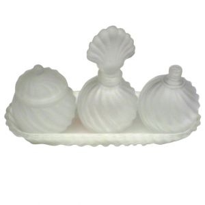 Frosted Perfume Bottle Set