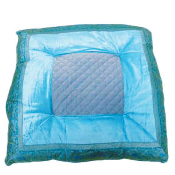Kenza Quilt Pillow Turquoise