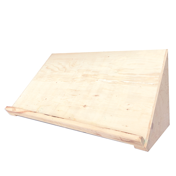 Natural Wood Inclined Riser