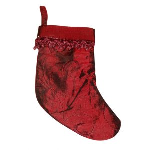 Red Velvet Christmas Stocking
