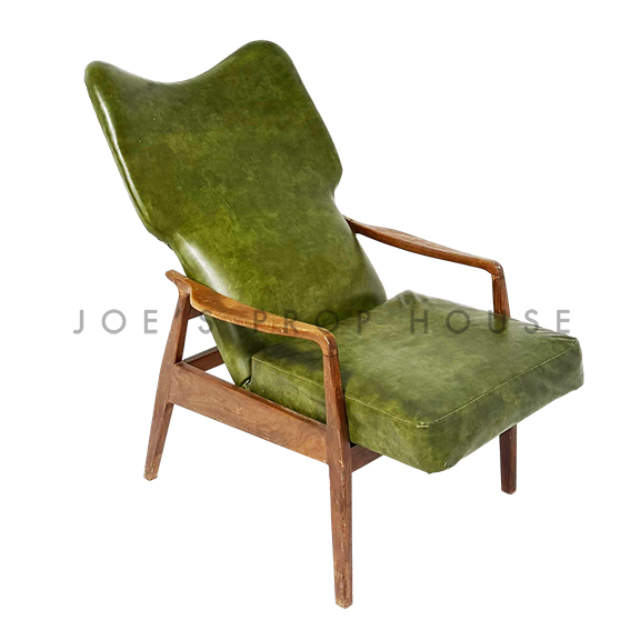 Glen Green Vinyl Recliner Armchair