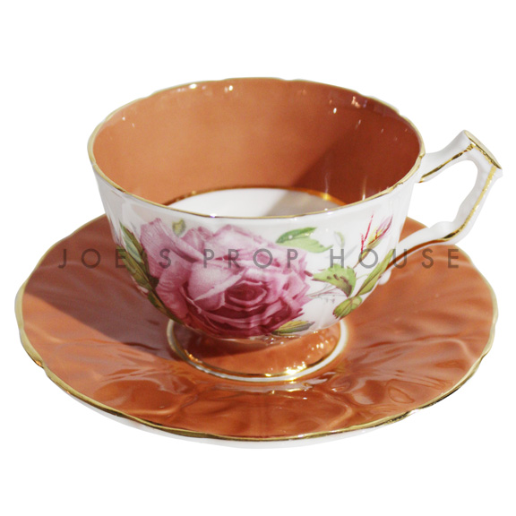 Roses Teacup and Saucer