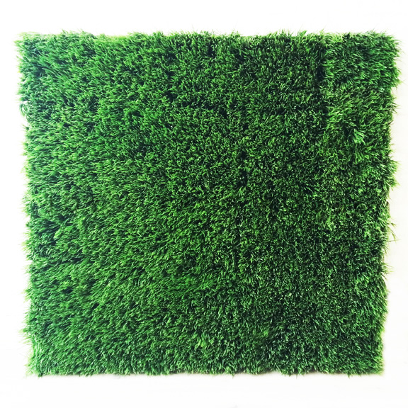 Artificial Long Blade Grass Square Panel Green