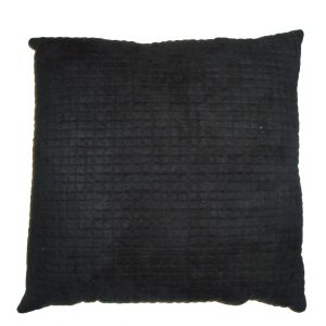 Ultra Suede Black Pillow