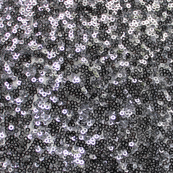 Gunmetal Caviar SEQUINS Tablecloth Rectangular 96in x 156in