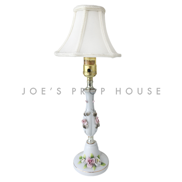 Kimberly - Lampe de table en porcelaine à motif floral (lot de 2)