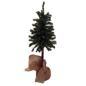 2ft Artificial Christmas Tree w/ burlap covered base