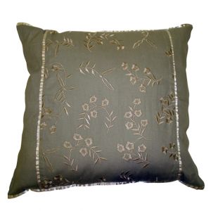 Taupe Square Pillow