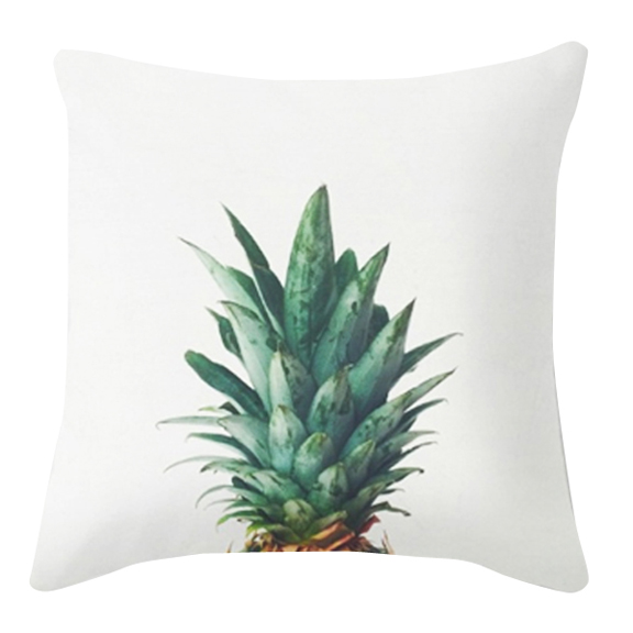 Pineapple Accent Pillow White