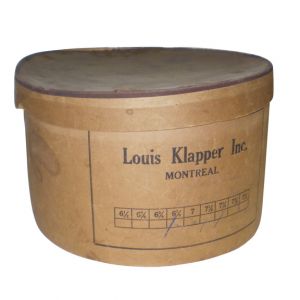 Round Louis Klapper Hat Box