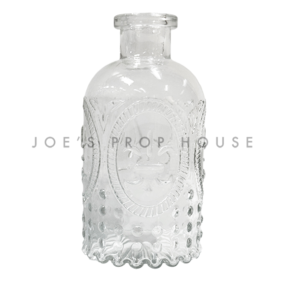 Lys Clear Cut Glass Bud Vase H5in