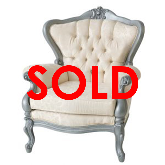 Argento Tufted Armchair Ivory