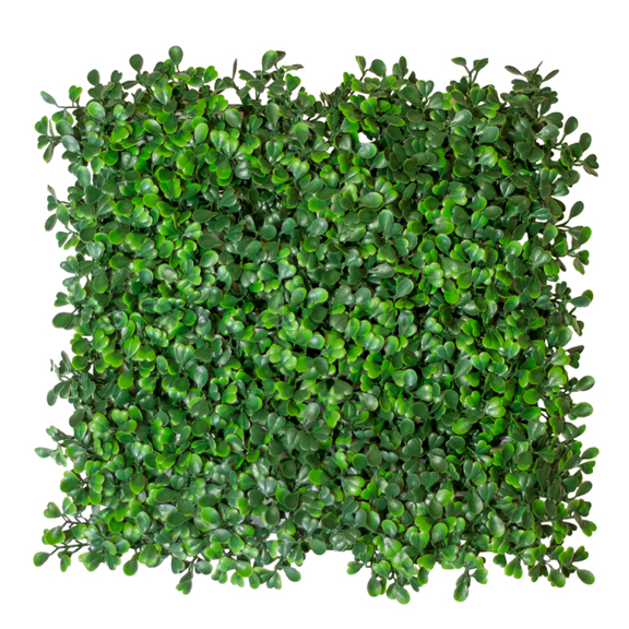 Artificial Green Boxwood Tile W12in x H12in
