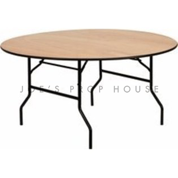 Round Folding Dining Table 60in 