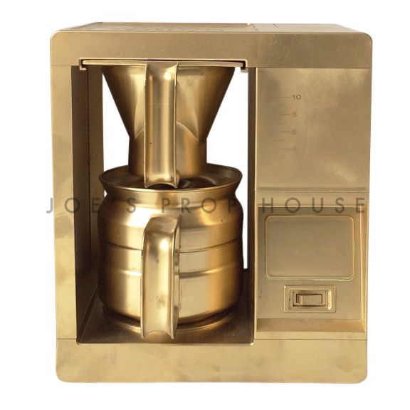 Instant Coffee Machine w/Coffee Pot Gold
