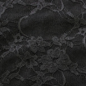 Black LACE OVERLAY Tablecloth Rectangular 90in x 156in