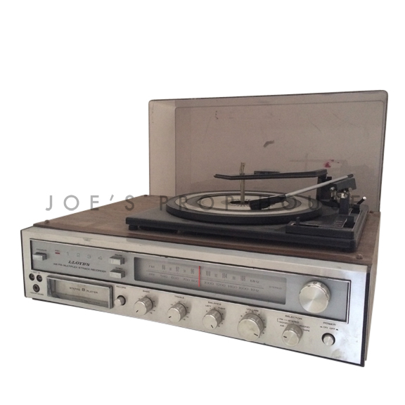 Vintage LLOYDS Radio 8-Track Record Player