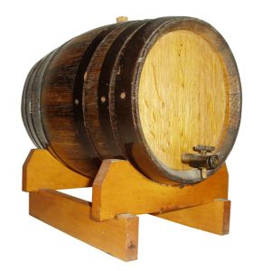 Small Wine Barrel on Stand