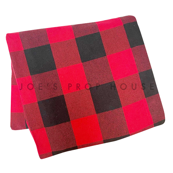 Lightweight Red Buffalo Plaid Blanket W56in x L76in