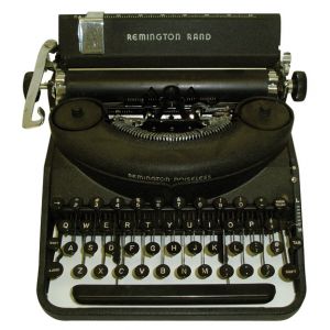 Remington Rand Manual Typewriter Black