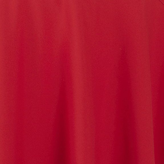 Red POLYESTER Tablecloth Round 120in