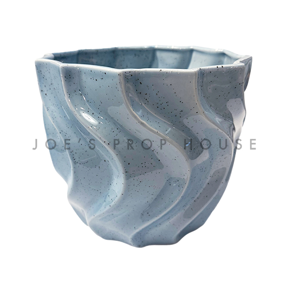  Viela Blue Wave Ceramic Flower Pot MEDIUM