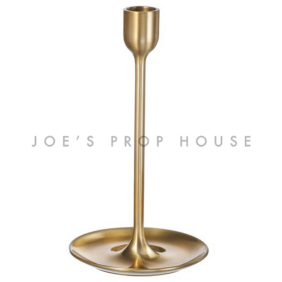Maxwell Candlestick Gold H8in