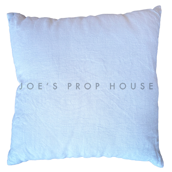 Powder Blue Linen Accent Pillow