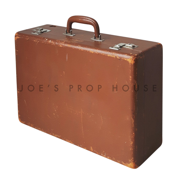 Geoffry Hardshell Suitcase Brown SMALL