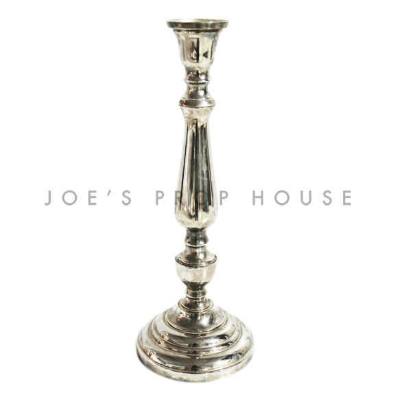 Agnes Tapered Candlestick Silver