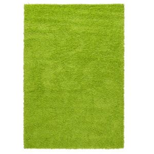 Shag Area Rug Lime Green W5ft x L7ft