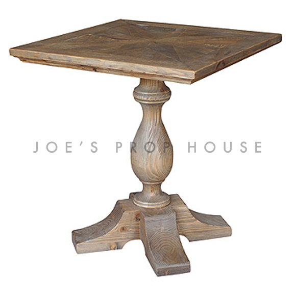 Reclaimed Square Cocktail Bistro Table