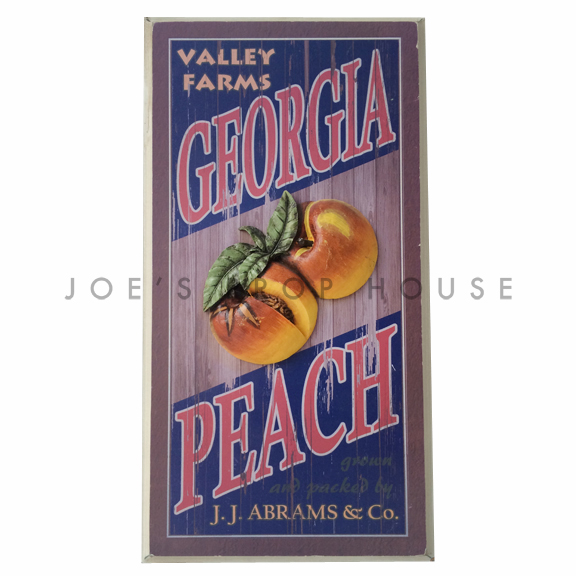Valley Farms Georgia Peach Sign