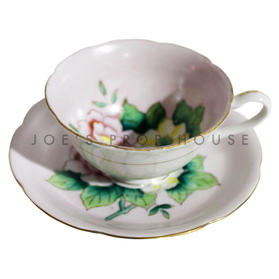 Leena Floral Teacup and Saucer