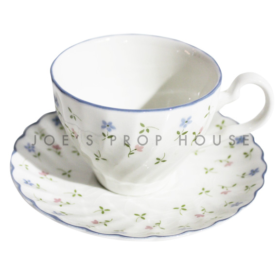 Eleanna Floral Teacup and Sacuer
