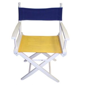 Multi Director Chair with White Frame