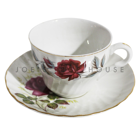 Freida Floral Teacup and Saucer
